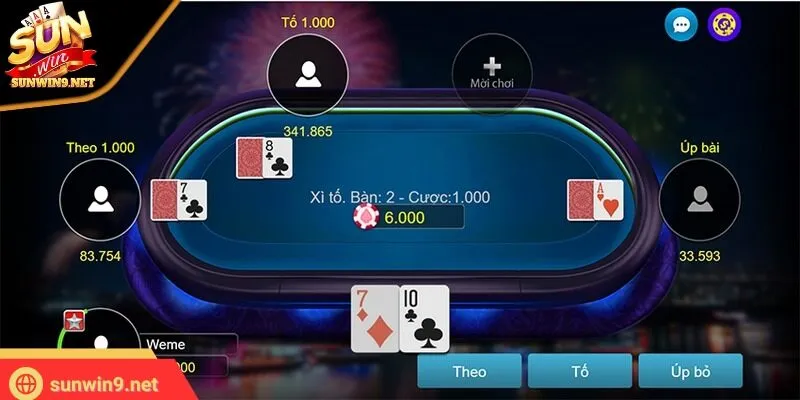 Xì tố tựa game trí tuệ đầy hấp dẫn