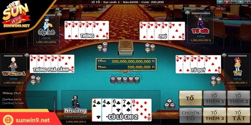 Thứ tự bài trong xì tố là yếu tố quan trọng mà người chơi nên biết